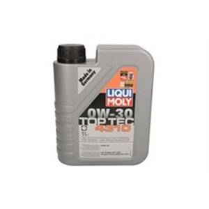 LIM2361 0W30 1L Mootoriõli LIQUI MOLY TopTec 4310 SAE 0W30 1I CITROEN B71 2312 F