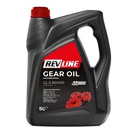 REV. GL-5 80W90 5L Transmission oil REVLINE (5L) SAE 80W90 API GL 5 DAF IVECO MA