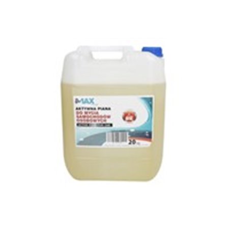 4MAX 1305-01-0033E - Active foam, 20kg 4MAX, safe for car paint and rubber elements, intended use: passenger cars, removes: fat,