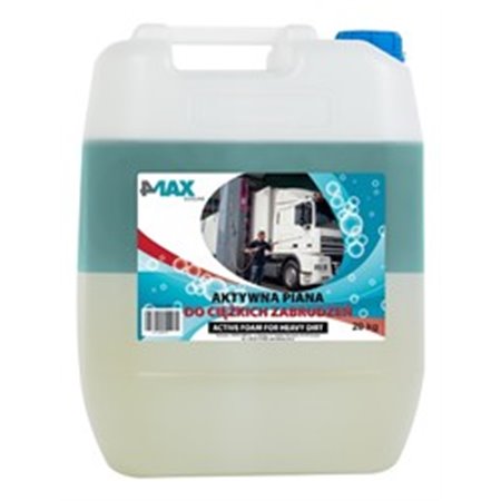 4MAX 1305-01-0053E - Chemical agent for removing road dirt, 20kg active foam/liquid 4MAX, DIMER substitute, intended use: car fr