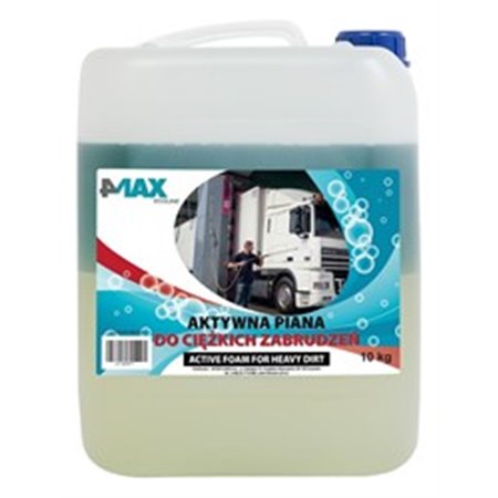 4MAX 1305-01-0052E - Chemical agent for removing road dirt, 10kg active foam/liquid 4MAX, DIMER substitute, intended use: car fr