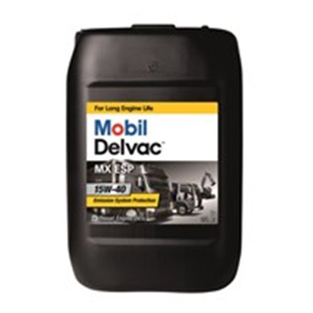 DELVAC ESP MX 15W40 20L Engine oil DELVAC (20L) SAE 15W40 (Low Saps) API CF 4 CG 4 SJ