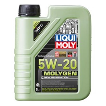 LIM8539 MOLYGEN 5W20 1L Engine oil Molygen (1L) SAE 5W20 API SN ACEA GF 5 CHRYSLER MS 