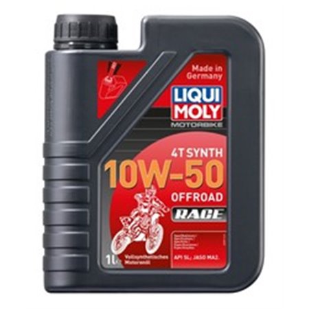 LIM3051 10W50 1L RACE OFF 4T motorolja 4T LIQUI MOLY OFF ROAD RACE SAE 10W50 1l SL JASO MA