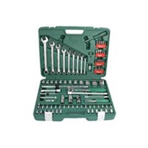 TK-89 Set of tools, 1/2; 1/4", number of tools: 89 szt., profile: HEX /