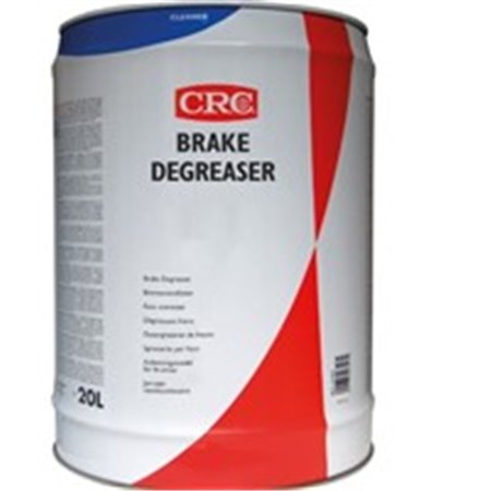 CRC BRAKE 20 20L Bromsrengöringsmedel 20L Fat 1 st, för rengöring och avfettning