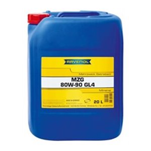 RAV MZG 80W90 GL-4 20L MTF oil MZG (20L) SAE 80W90 ;API GL 4; FORD SQ M2C9008 A; MAN 341