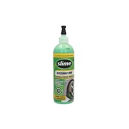 AMTRA SL 75-004 - Tyre repair agent SLIME (0,473L) - liquid tyre puncture seal for passenger cars