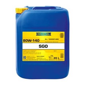 RAV SGO 80W140 GL-5 20L Käigukastiõli (20L) SAE 80W140 API GL 5 MT 1 MACK GO J MIL L 