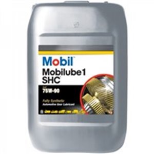 MOBILUBE 1 SHC 20L Käigukastiõli MOBILUBE (20L) SAE 75W90 API GL 4 GL 5 MT 1 MAN