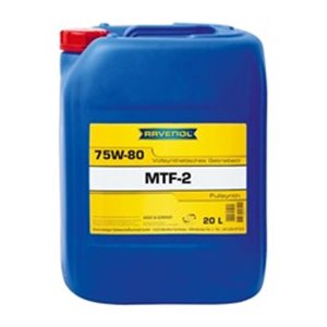 RAV MTF-2 75W80 20L MTF oil MTF 2 (20L) SAE 75W80 ;API GL 4; BMW MTF LT 1; BMW MTF LT