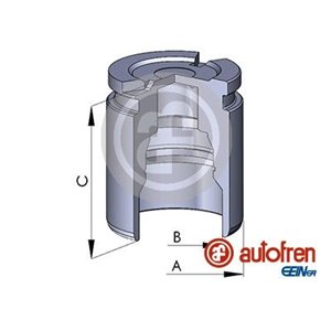 D0-2593 Pidurisilindri kolb Tagumine (41mm 51mm) sobib: ALFA ROMEO 159, 