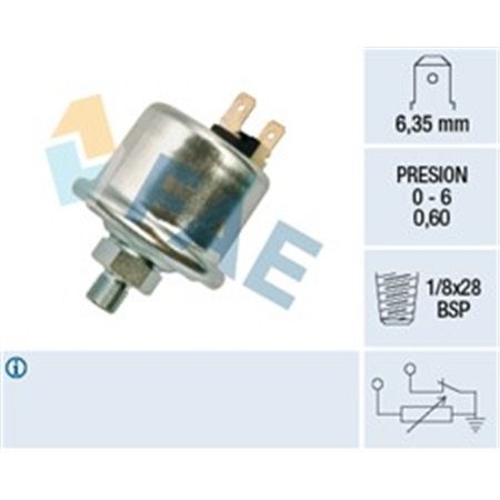 14940 Sensor, oil pressure FAE