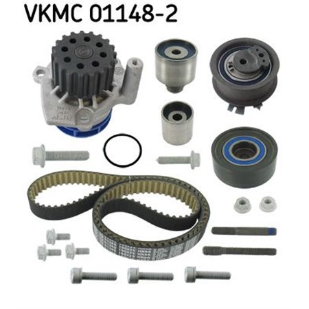 SKF VKMC 01148-2 - Timing set (belt + pulley + water pump) fits: AUDI A1, A3, A4 ALLROAD B8, A4 B8, A5, A6 C7, Q3, Q5, TT SEAT 
