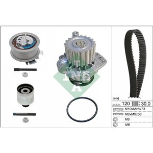 530 0201 33 Water Pump & Timing Belt Kit Schaeffler INA - Top1autovaruosad