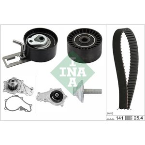 530 0578 30 Timing set (belt + pulley + water pump) fits: VOLVO C30, S40 II, 