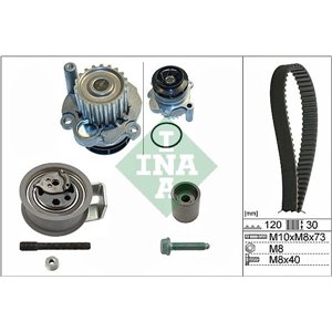 530 0091 31 Water Pump & Timing Belt Kit Schaeffler INA - Top1autovaruosad