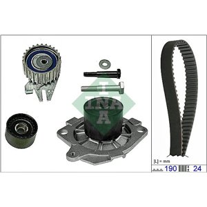 530 0622 30 Timing set (belt + pulley + water pump) fits: ALFA ROMEO 145, 146