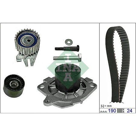 530 0622 30 Water Pump & Timing Belt Kit Schaeffler INA