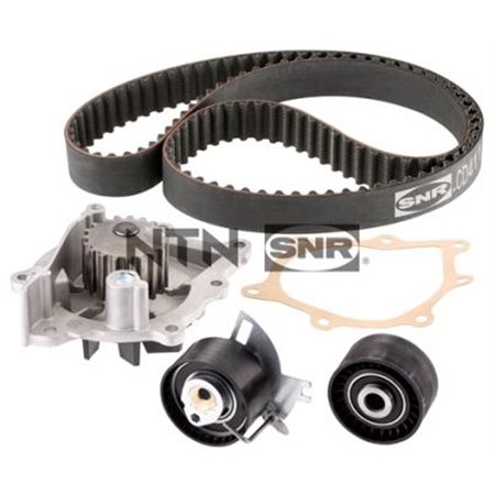 SNR KDP459.680 - Timing set (belt + pulley + water pump) fits: DS DS 4, DS 5, DS 7 CITROEN C4 GRAND PICASSO II, C4 II, C4 PICAS