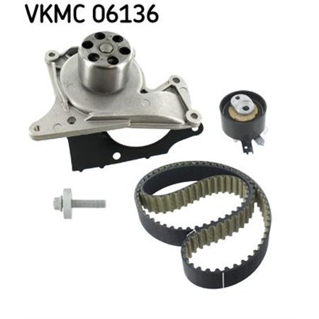 SKF VKMC 06136 - Timing set (belt + pulley + water pump) fits: MERCEDES A (W176), B SPORTS TOURER (W246, W242), CITAN MIXTO (DOU