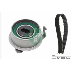 530 0355 10 Timing Belt Kit Schaeffler INA - Top1autovaruosad