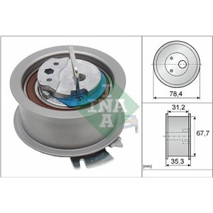 531 0565 30 Timing belt tension roll/pulley fits: AUDI A2, A3, A4 B6, A4 B7, 