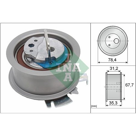 531 0565 30 Tensioner Pulley, timing belt Schaeffler INA