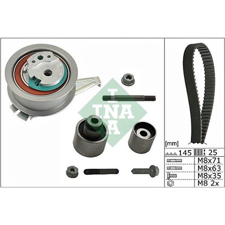 530 0650 10 Комплект ремня ГРМ Schaeffler INA