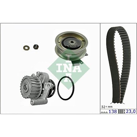 530 0171 30 Water Pump & Timing Belt Kit Schaeffler INA