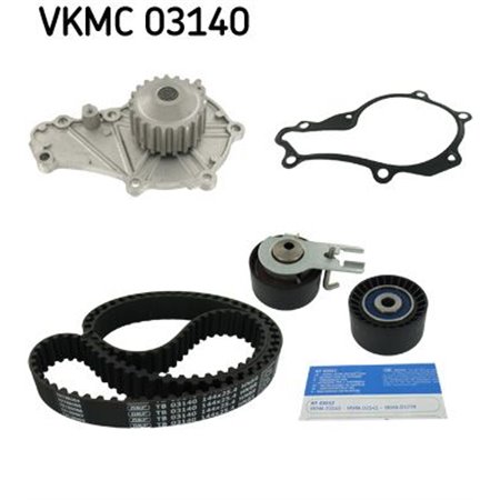 SKF VKMC 03140 - Timing set (belt + pulley + water pump) fits: CITROEN C1, C2, C2 ENTERPRISE, C3 I, C3 II, C3 PLURIEL, NEMO, NEM