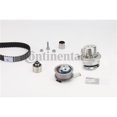 CONTITECH CT 1168 WP9 - Timing set (belt + pulley + water pump) distributor fits: AUDI A1, A3, A4 ALLROAD B8, A4 ALLROAD B9, A4 