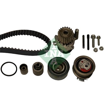 INA 530 0503 30 - Timing set (belt + pulley + water pump) fits: AUDI A3, A4 ALLROAD B8, A4 B8, A5, A6 C6, Q5, TT SEAT ALTEA, AL