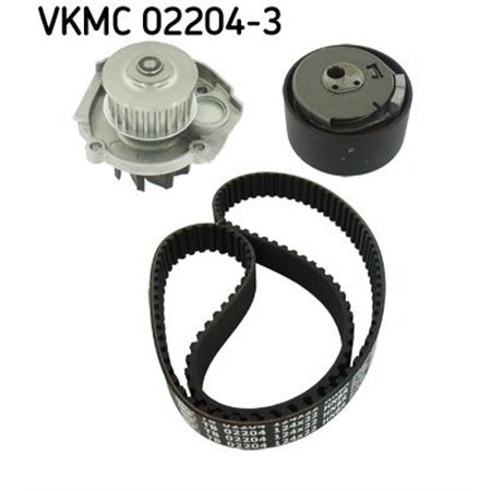 SKF VKMC 02204-3 - Timing set (belt + pulley + water pump) fits: ABARTH 124 SPIDER, 500 / 595 / 695, 500C / 595C / 695C, GRANDE 