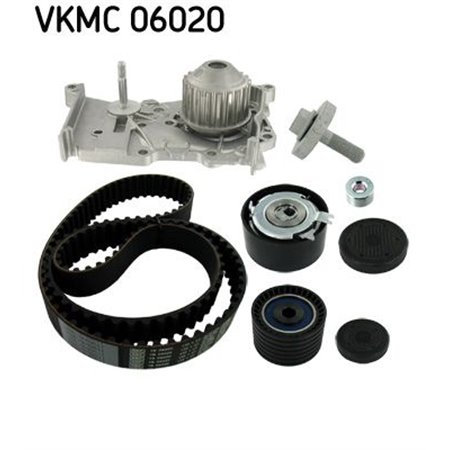 SKF VKMC 06020 - Kuggsats (rem + remskiva + vattenpump) passar: DACIA DUSTER, DUSTER/SUV, LOGAN, LOGAN II, LOGAN MCV, SANDERO N