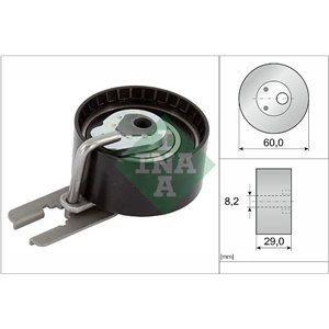531 0555 10 Timing belt tension roll/pulley fits: VOLVO C30, S40 II, S80 II, 