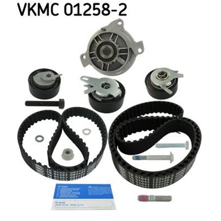 SKF VKMC 01258-2 - Timing set (belt + pulley + water pump) fits: VOLVO 850, S70, S80 I, V70 I, V70 II 2.5D 08.95-08.07