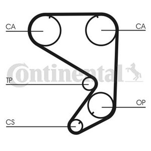 CT 652 Hammasrihm sobib: ABARTH RITMO FIAT 131, 132, ARGENTA LANCIA BE