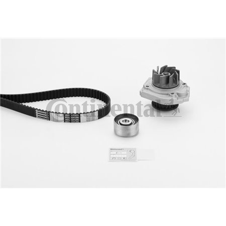 CONTITECH CT1114WP1 - Timing set (belt + pulley + water pump) fits: FIAT PANDA 1.1 09.03-