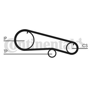 CT668 Kuggrem CONTINENTAL CTAM