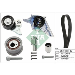 530 0366 30 Timing set (belt + pulley + water pump) fits: AUDI A8 D3; VW PHAE