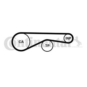 CT 1194 Timing belt fits: AUDI A8 D4, Q7; VW TOUAREG 4.2D 05.09 03.18