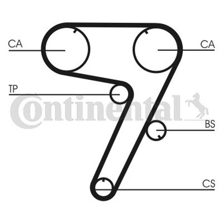 CT931 Kuggrem CONTINENTAL CTAM