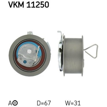VKM 11250 Kamremsspänningsrulle/remskiva passar: AUDI A2, A3, A4 B6, A4 B7,