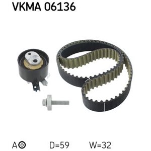 VKMA 06136 Timing set (belt+ sprocket) fits: MERCEDES A (W176), B SPORTS TOU