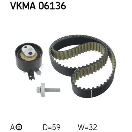 VKMA 06136 Комплект ремня ГРМ SKF