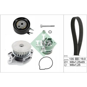 530 0166 31 Timing set (belt + pulley + water pump) fits: SEAT AROSA, CORDOBA