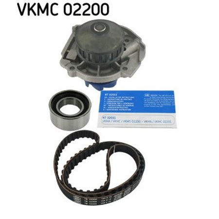 VKMC 02200 Water Pump & Timing Belt Kit SKF