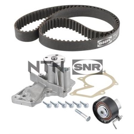 SNR KDP452.240 - Timing set (belt + pulley + water pump) fits: VOLVO C30, S40 II, V50 FORD B-MAX, C-MAX, C-MAX II, FIESTA V, FI
