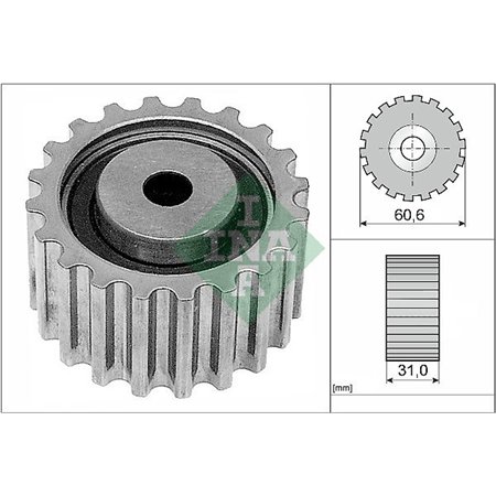 532 0220 10 Deflection Pulley/Guide Pulley, timing belt Schaeffler INA